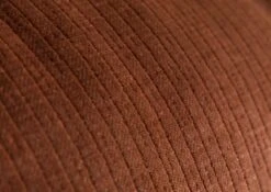 Canapé 3 Places En Velour Cordé En Polyester Cuivre VALENCIA -Massivmoebel24 31 920 100 0021 07