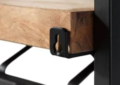 Étagère Murale En Bois D'Acacia 25x22x32 Naturel Laqué MELBOURNE #115 -Massivmoebel24 32 350 558 0115 06