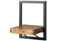 Étagère Murale En Bois D'Acacia 25x22x32 Naturel Laqué MELBOURNE #115