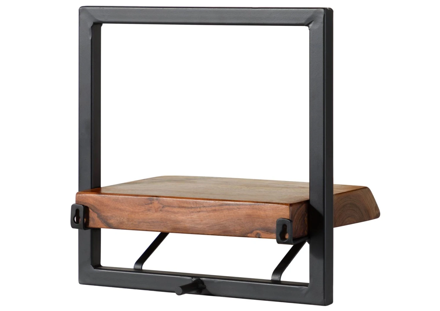 Étagère Murale En Bois D'Acacia 32x22x32 Naturel Laqué MELBOURNE #116 7 Étagère Murale En Bois D'Acacia 32x22x32 Naturel Laqué MELBOURNE #116 – Image 7