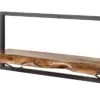 Étagère Murale En Bois D'Acacia 70x22x32 Naturel Laqué MELBOURNE #118