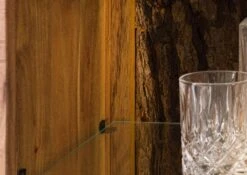 BARK #106 Buffet En Bois D'acacia - Laqué / Naturel 100x40x150 -Massivmoebel24 33 310 406 0106 05