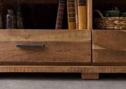 BARK #117 Meuble TV En Bois D'acacia - Laqué / Naturel 175x40x47 13 BARK #117 Meuble TV En Bois D'acacia - Laqué / Naturel 175x40x47 -Massivmoebel24 33 313 406 0117 05