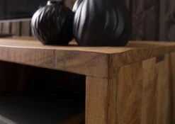 BARK #117 Meuble TV En Bois D'acacia - Laqué / Naturel 175x40x47 14 BARK #117 Meuble TV En Bois D'acacia - Laqué / Naturel 175x40x47 -Massivmoebel24 33 313 406 0117 07