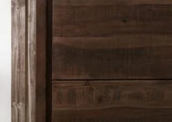 Vitrine En Bois D'acacia Laqué Marron BARK #202 -Massivmoebel24 33 320 406 0202 7