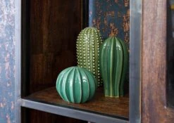 Vitrine En Bois D'acacia Et Bois De Récupération Laqué Marron CITY #03 -Massivmoebel24 33 320 753 0003 6