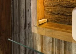 Étagère Murale 145x30 Acacia Laqué Bois Naturel BARK #105 12 Étagère Murale 145x30 Acacia Laqué Bois Naturel BARK #105 -Massivmoebel24 33 350 406 0105 5