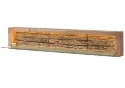 Étagère Murale 145x30 Acacia Laqué Bois Naturel BARK #105 14 Étagère Murale 145x30 Acacia Laqué Bois Naturel BARK #105 -Massivmoebel24 33 350 406 0105 9