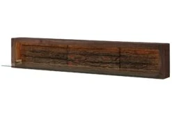 Étagère Murale En Bois D'acacia Laqué Marron BARK #205 -Massivmoebel24 33 350 406 0205 9