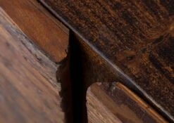 Buffet Avec étagère En Bois D'acacia Et Bois De Récupération Laqué Marron CITY #07 -Massivmoebel24 33 900 753 0007 5