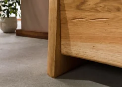 Buffet 131x45 Chêne Sauvage Huilé Bois Naturel PURE OAK #703 -Massivmoebel24 38 310 876 7003 7