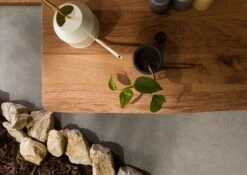 Meuble TV 220x45 Chêne Sauvage Huilé Bois Naturel PURE OAK #704 -Massivmoebel24 38 313 876 7004 7