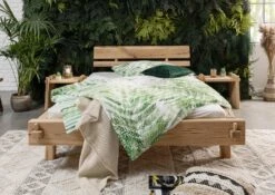 Lit Double 160x200 Chêne Huilé Bois Naturel OAK HEART #02 12 Lit Double 160x200 Chêne Huilé Bois Naturel OAK HEART #02 -Massivmoebel24 38 636 776 1002 3