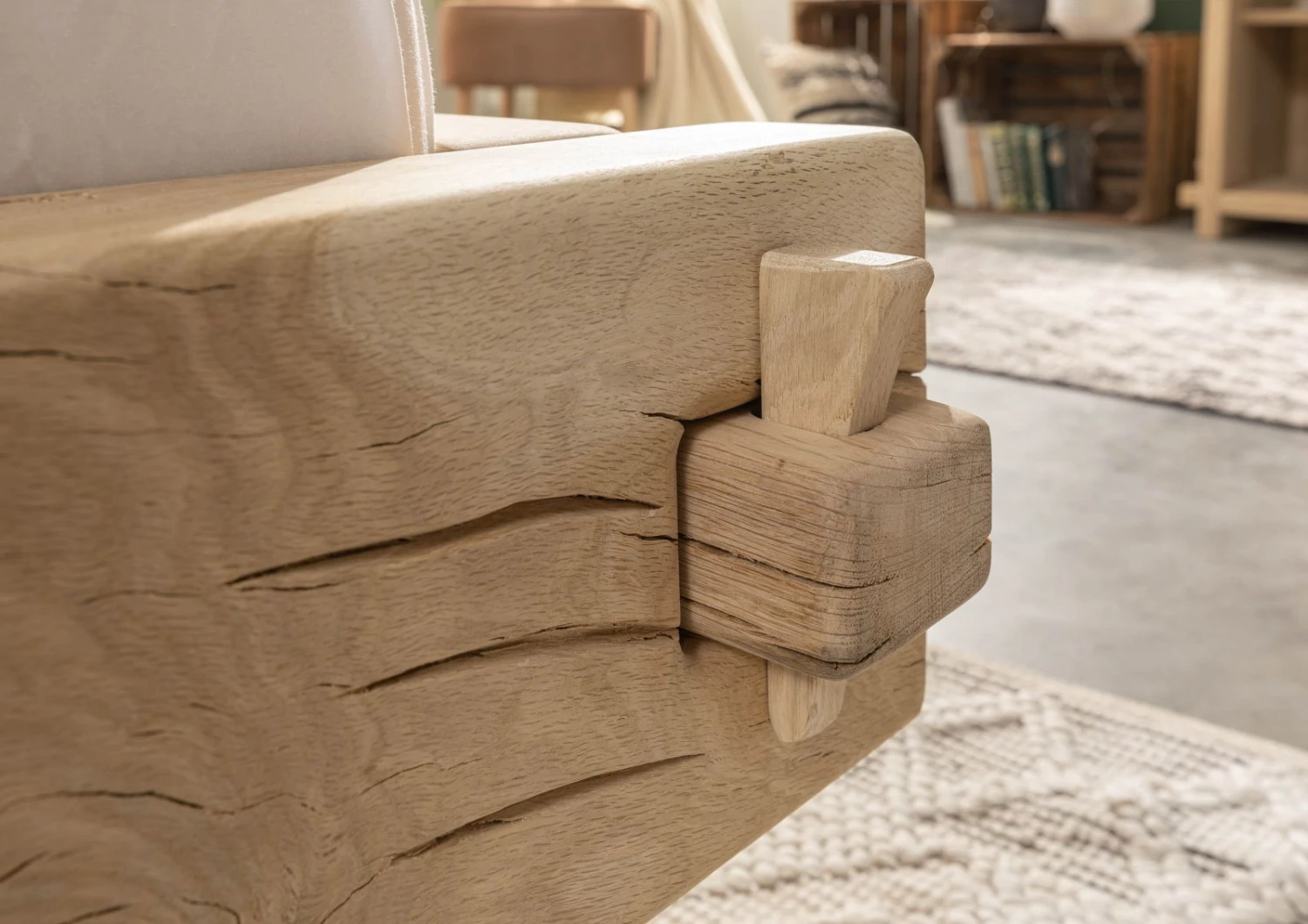 Lit Double 180x200 Chêne Huilé Bois Naturel OAK HEART #03 5 Lit Double 180x200 Chêne Huilé Bois Naturel OAK HEART #03 – Image 5