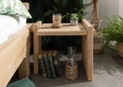 Table De Nuit 54x34 Chêne Huilé Bois Naturel OAK HEART #11 -Massivmoebel24 38 680 776 1011 3