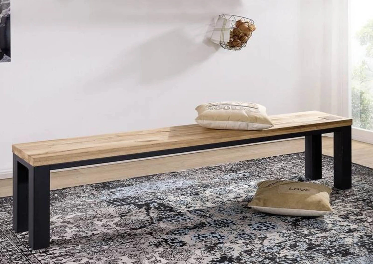 Banc 160x35 Chêne Sauvage Huilé Bois Naturel VILLANDERS #123 1 Banc 160x35 Chêne Sauvage Huilé Bois Naturel VILLANDERS #123