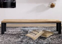 Banc 160x35 Chêne Sauvage Huilé Bois Naturel VILLANDERS #123 9 Banc 160x35 Chêne Sauvage Huilé Bois Naturel VILLANDERS #123 -Massivmoebel24 48 126 200 0023 3