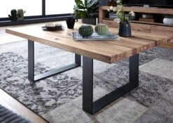 Table Basse 110x70 Chênes Sauvage Et Lombard Huilé Bianco MONTREUX #216 11 Table Basse 110x70 Chênes Sauvage Et Lombard Huilé Bianco MONTREUX #216 -Massivmoebel24 48 200 100 1016 4