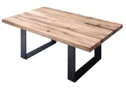 Table Basse 110x70 Chênes Sauvage Et Lombard Huilé Bianco MONTREUX #216 15 Table Basse 110x70 Chênes Sauvage Et Lombard Huilé Bianco MONTREUX #216 -Massivmoebel24 48 200 100 1016 9