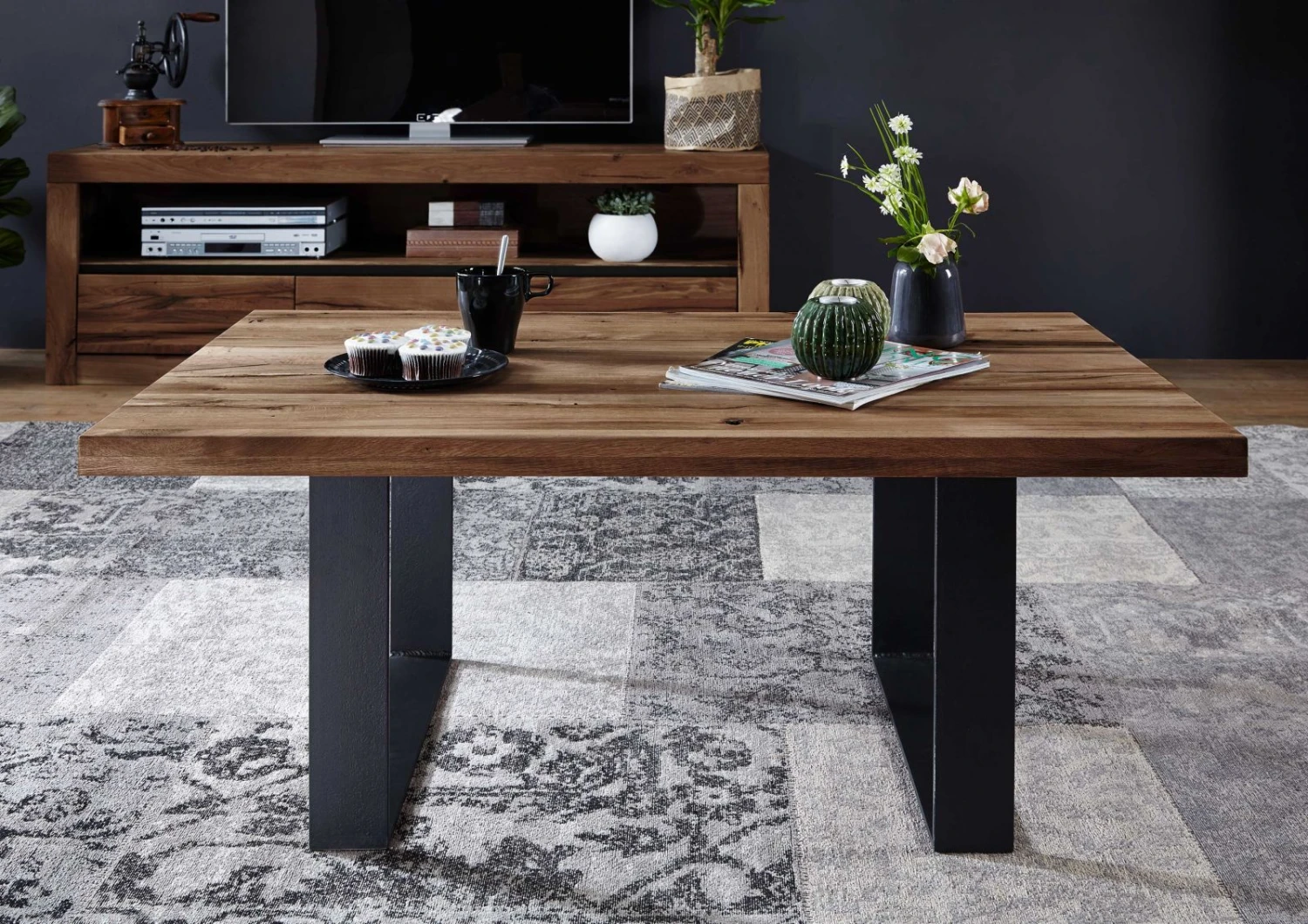 Table Basse 110x70 Chênes Sauvage Et Lombard Huilé Tabacco Brown MONTREUX #316 3 Table Basse 110x70 Chênes Sauvage Et Lombard Huilé Tabacco Brown MONTREUX #316 – Image 3