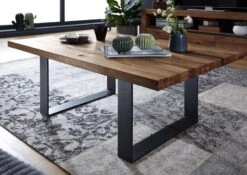 Table Basse 110x70 Chênes Sauvage Et Lombard Huilé Tabacco Brown MONTREUX #316 10 Table Basse 110x70 Chênes Sauvage Et Lombard Huilé Tabacco Brown MONTREUX #316 -Massivmoebel24 48 200 100 2016 4 1