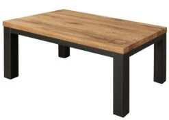 Table Basse 110x70 Chêne Sauvage Huilé Bois Naturel VILLANDERS #128 -Massivmoebel24 48 200 200 0028 9