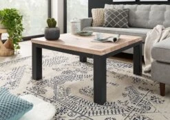 Table Basse 90x90 Chêne Sauvage Huilé Bianco VILLANDERS #229