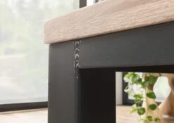 Table Basse 90x90 Chêne Sauvage Huilé Bianco VILLANDERS #229 -Massivmoebel24 48 200 200 1029 5