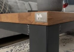 Table Basse 110x70 Chêne Sauvage Huilé Tabacco Brown VILLANDERS #328 -Massivmoebel24 48 200 200 2028 6