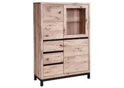 Buffet 103x40 Chêne Sauvage Huilé Bianco VILLANDERS #206 -Massivmoebel24 48 310 200 1006 9