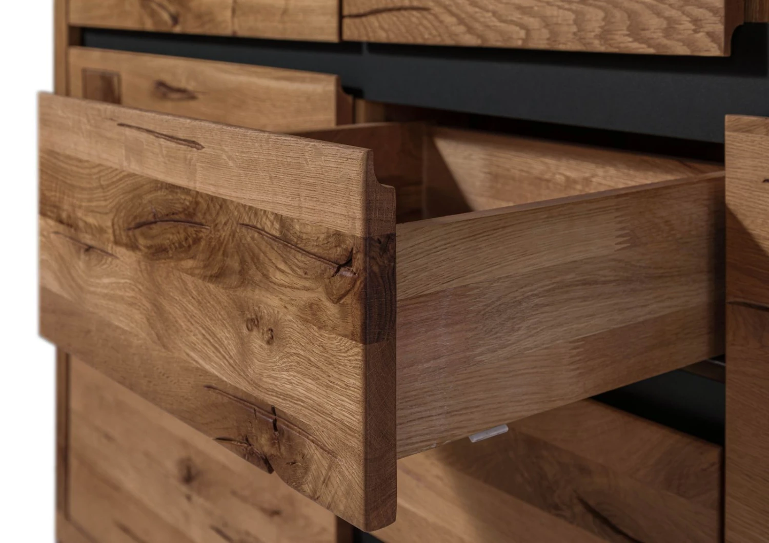 Buffet 166x40 Chêne Sauvage Huilé Tabacco Brown VILLANDERS #307 3 Buffet 166x40 Chêne Sauvage Huilé Tabacco Brown VILLANDERS #307 – Image 3