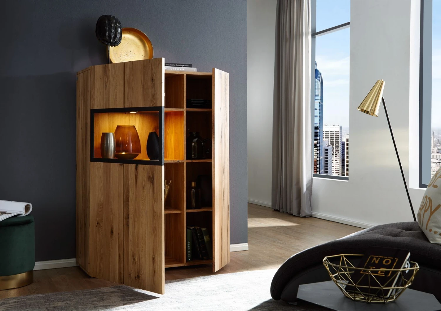 Buffet 99x43 Chênes Sauvage Et Lombard Huilé Bois Naturel FRANKFURT #116 4 Buffet 99x43 Chênes Sauvage Et Lombard Huilé Bois Naturel FRANKFURT #116 – Image 4