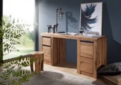 Bureau 150x50 Chênes Sauvage Et Lombard Huilé Bois Naturel MONTREUX #119