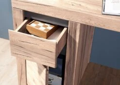 Bureau 150x50 Chênes Sauvage Et Lombard Huilé Bianco MONTREUX #219 -Massivmoebel24 48 312 100 1019 6