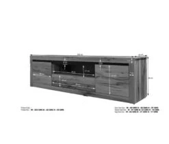 Meuble TV 202x42 Chênes Sauvage Et Lombard Huilé Bois Naturel MONTREUX #105 16 Meuble TV 202x42 Chênes Sauvage Et Lombard Huilé Bois Naturel MONTREUX #105 -Massivmoebel24 48 313 100 0005 8