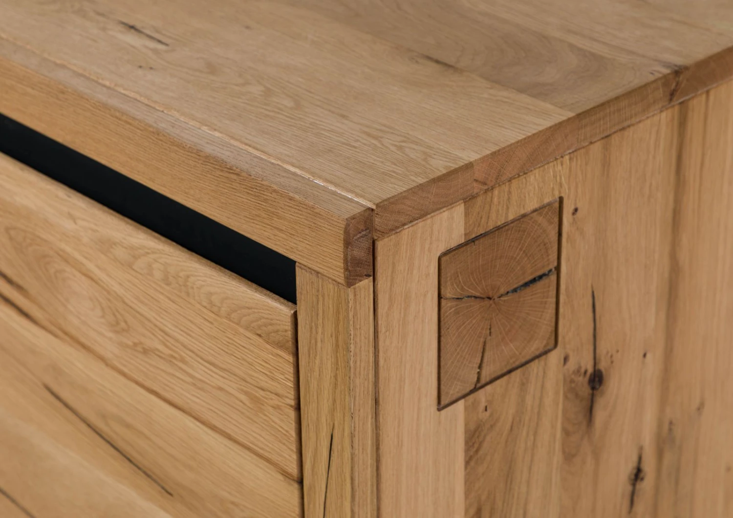 Meuble TV 170x40 Chêne Sauvage Huilé Bois Naturel VILLANDERS #113 6 Meuble TV 170x40 Chêne Sauvage Huilé Bois Naturel VILLANDERS #113 – Image 6