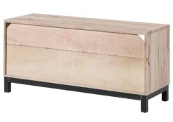 Meuble TV 120x40 Chêne Sauvage Huilé Bianco VILLANDERS #212 -Massivmoebel24 48 313 200 1012 11