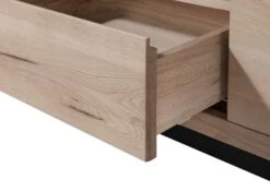 Meuble TV 120x40 Chêne Sauvage Huilé Bianco VILLANDERS #212 -Massivmoebel24 48 313 200 1012 5