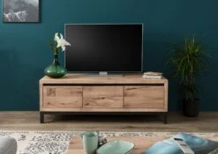 Meuble TV 153x55 Chêne Sauvage Huilé Bianco VILLANDERS #250 11 Meuble TV 153x55 Chêne Sauvage Huilé Bianco VILLANDERS #250 -Massivmoebel24 48 313 200 1050 3