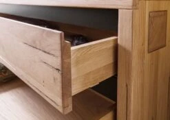 Meuble TV 220x40 Chêne Sauvage Huilé Bianco VILLANDERS #254 -Massivmoebel24 48 313 200 1054 6