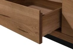 Meuble TV 120x40 Chêne Sauvage Huilé Tabacco Brown VILLANDERS #312 -Massivmoebel24 48 313 200 2012 5