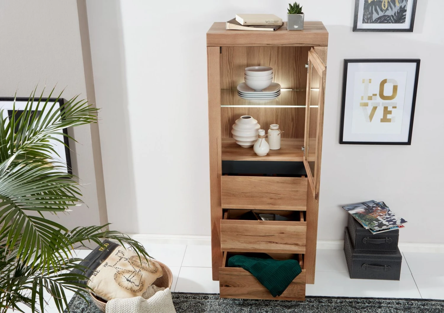 Vitrine 62x42 Chênes Sauvage Et Lombard Huilé Bois Naturel MONTREUX #122 4 Vitrine 62x42 Chênes Sauvage Et Lombard Huilé Bois Naturel MONTREUX #122 – Image 4