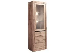 Vitrine 62x42 Chênes Sauvage Et Lombard Huilé Bianco MONTREUX #220 -Massivmoebel24 48 320 100 1020 9