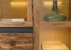 Vitrine 110x42 Chênes Sauvage Et Lombard Huilé Tabacco Brown MONTREUX #318 -Massivmoebel24 48 320 100 2018 7