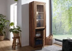 Vitrine 62x42 Chênes Sauvage Et Lombard Huilé Tabacco Brown MONTREUX #320 11 Vitrine 62x42 Chênes Sauvage Et Lombard Huilé Tabacco Brown MONTREUX #320 -Massivmoebel24 48 320 100 2020 4