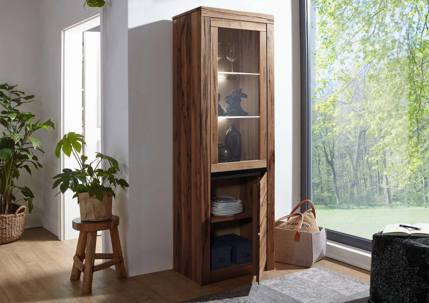 Vitrine 62x42 Chênes Sauvage Et Lombard Huilé Tabacco Brown MONTREUX #320 4 Vitrine 62x42 Chênes Sauvage Et Lombard Huilé Tabacco Brown MONTREUX #320 – Image 4