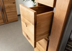 Vitrine 80x45 Chênes Sauvage Et Lombard Huilé Bois Naturel NEW AMSTERDAM #08 -Massivmoebel24 48 320 511 0008 5