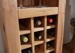 Étagère à Vin 42x35 Chênes Sauvage Et Lombard Huilé Bois Naturel MONTREUX #125 8 Étagère à Vin 42x35 Chênes Sauvage Et Lombard Huilé Bois Naturel MONTREUX #125 -Massivmoebel24 48 350 100 0025 4