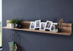 Étagère Murale 115x17 Chênes Sauvage Et Lombard Huilé Bianco MONTREUX #206