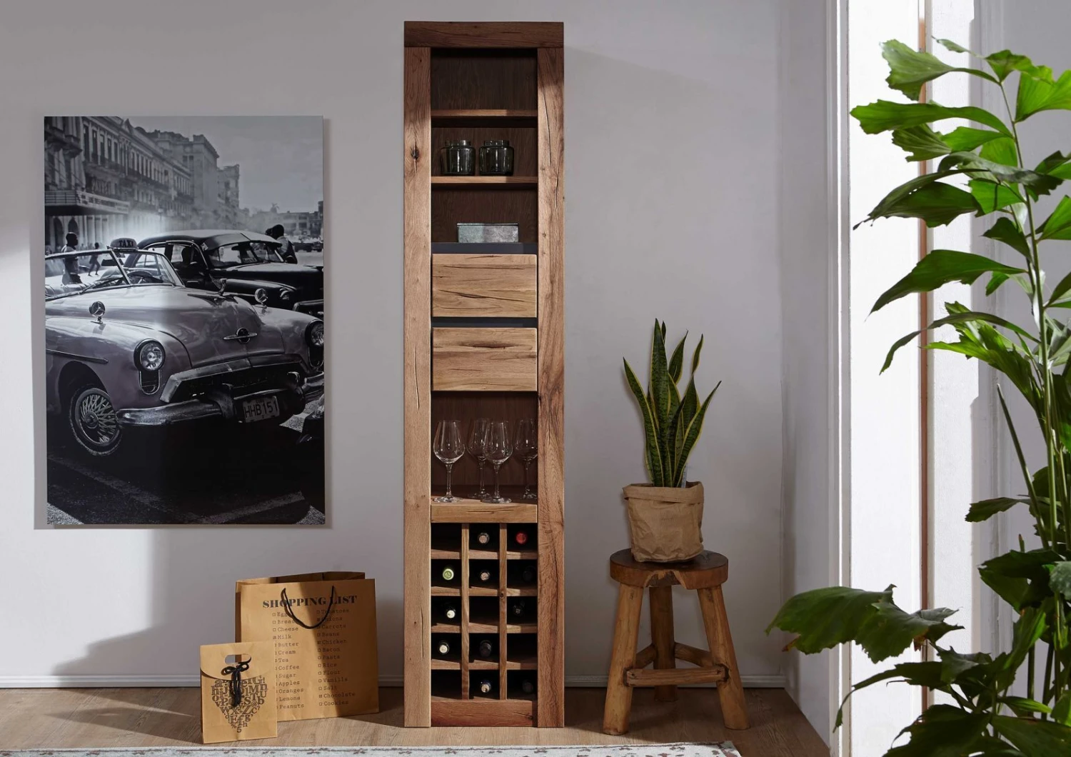 Étagère à Vin 42x35 Chênes Sauvage Et Lombard Huilé Tabacco Brown MONTREUX #325 3 Étagère à Vin 42x35 Chênes Sauvage Et Lombard Huilé Tabacco Brown MONTREUX #325 – Image 3